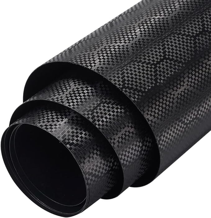 Vinila auto līmplēve karbons ar melno bišu šūnu efektu. Image