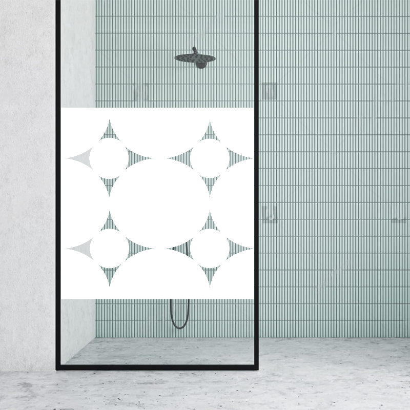 Dekoratīva balta matēta plēve logiem (DECO11) Image 4