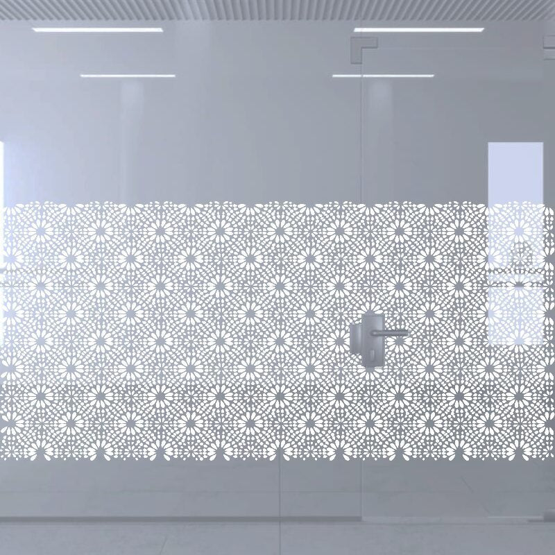 Dekoratīva balta matēta plēve logiem (DECO17) Image 2