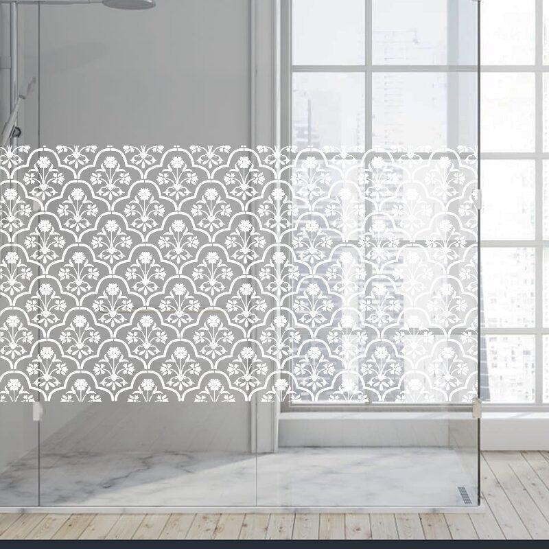 Dekoratīva balta matēta plēve logiem (DECO21) Image 4