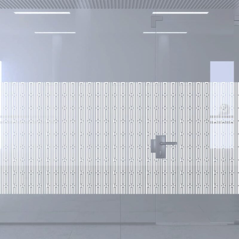 Dekoratīva balta matēta plēve logiem (DECO24) Image