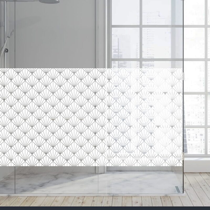 Dekoratīva balta matēta plēve logiem (DECO30) Image 4