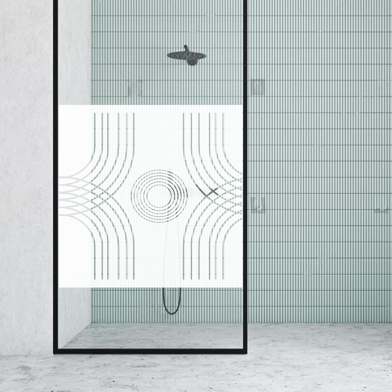 Dekoratīva balta matēta plēve logiem (DECO44) Image 2