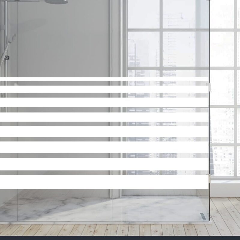 Dekoratīva balta matēta plēve logiem (DECO50) Image 4