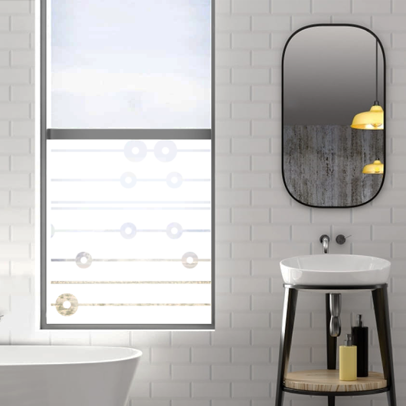 Dekoratīva balta matēta plēve logiem (DECO5) Image 2