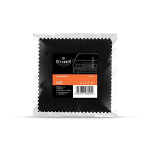 Auto keramisko pārklājumu aplikācijas salvete - DETURNER SUEDE Black 10x10cm 5pcs