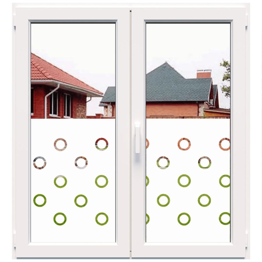 Dekoratīva balta matēta plēve logiem (DECO4) - Your Vendor - ALLSTARS