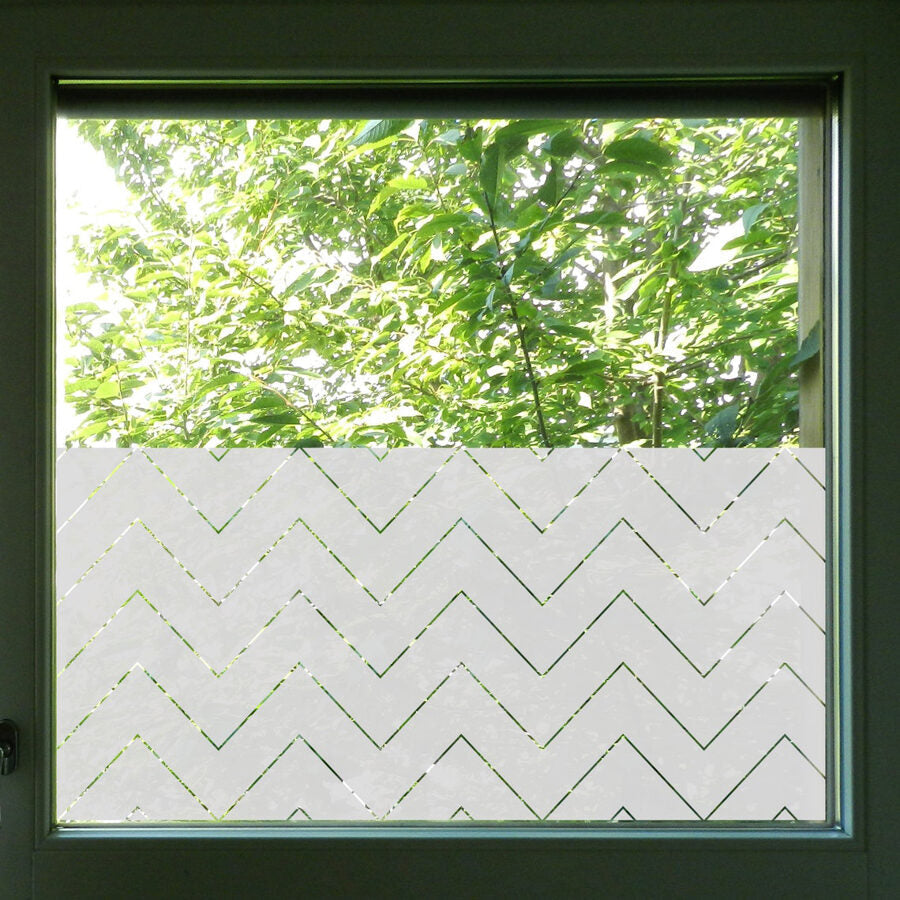 Dekoratīva balta matēta plēve logiem (DECO8) Image 6