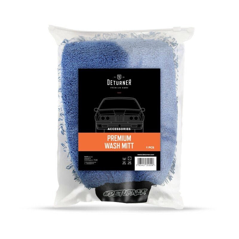 Mikrošķiedras Mazgāšanas cimds auto kopšanai - DETURNER PREMIUM WASH MITT - DETURNER - ALLSTARS