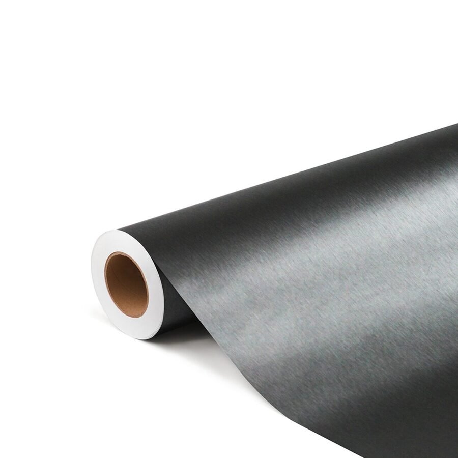 Vinila auto līmplēve "Melnā strīpaina alumīnija efekts" - Allstars Windows Films - ALLSTARS