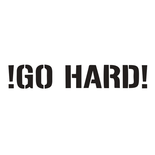 Uzlīme "!GO HARD!" Image
