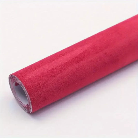 Pašlīmējoša plēve "ALCANTARA" Sarkana Image