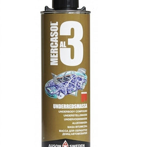 Mercasol 3 AL Bronza - Šķīdinātājbalstīts pretšķembu pārklājums automašīnas apakšai 1L