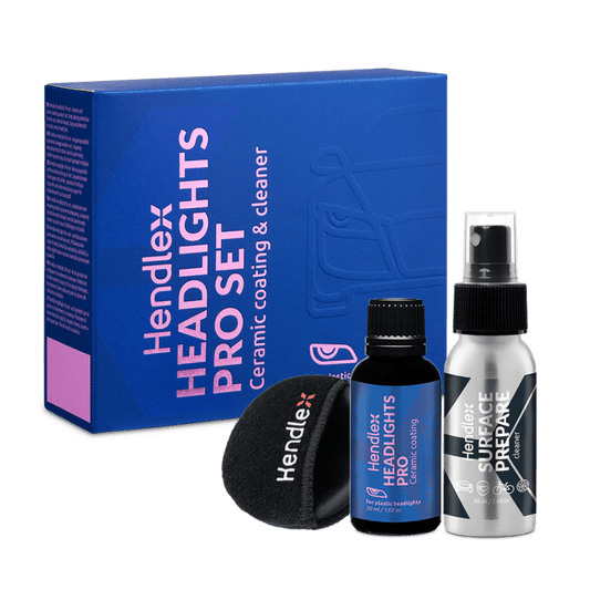 HENDLEX HEADLIGHT SET PRO 50ml - Lukturu nano aizsargpārklājums