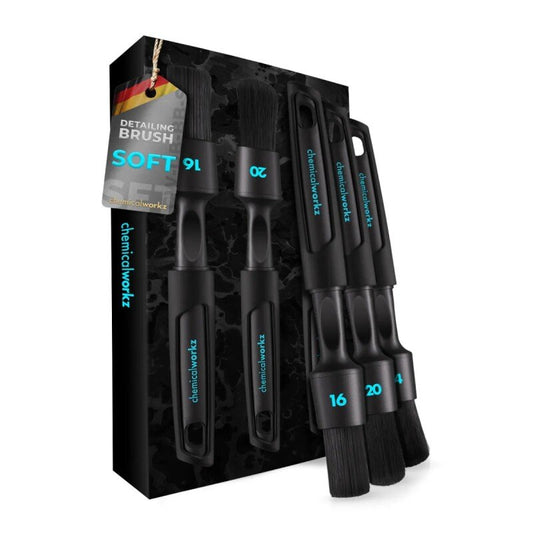 CHEMICALWORKZ BLACK BOAR DETAILING BRUSH SET - Tīrīšanas otu komplekts