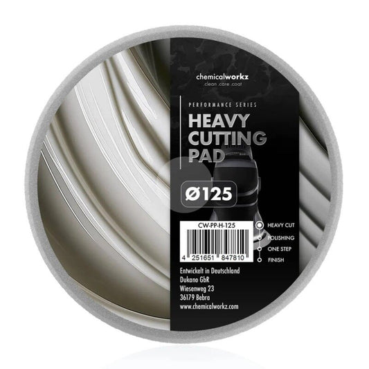 CHEMICALWORKZ HEAVY CUTTING PERFORMANCE PAD 125mm - Pulēšanas ripa