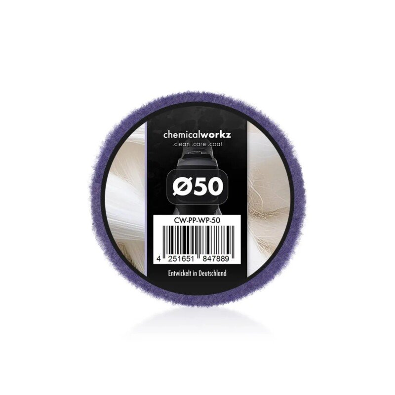 CHEMICALWORKZ WOOL CUTTING PERFORMANCE PAD 50mm - Vilnas pulēšanas ripa