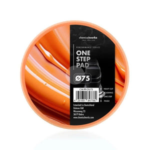 CHEMICALWORKZ ONE STEP PERFORMANCE PAD 75mm - Pulēšanas ripa