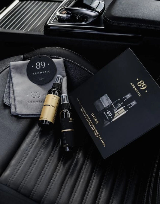 89 aromatic automobiļu kopšanas komplekts