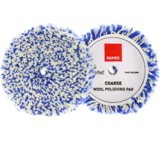 Rupes Twisted Natural Wool Griešanas Pulēšanas Ripa 200mm