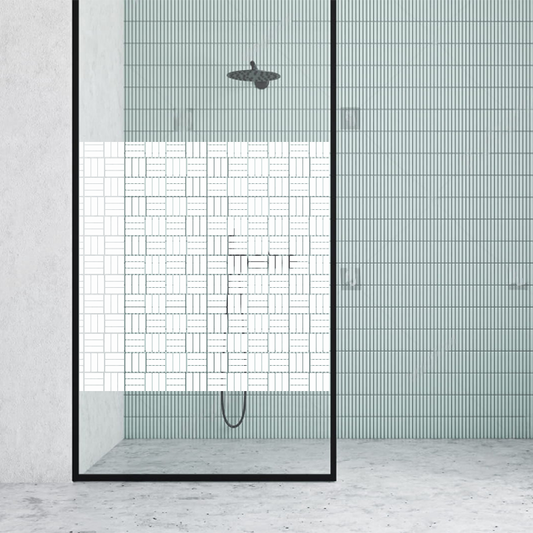 Dekoratīva balta matēta plēve logiem (DECO15) Image