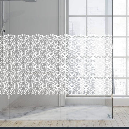 Dekoratīva balta matēta plēve logiem (DECO17) Image 5