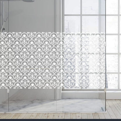 Dekoratīva balta matēta plēve logiem (DECO21) Image 4