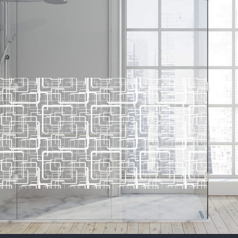 Dekoratīva balta matēta plēve logiem (DECO26) Image 4
