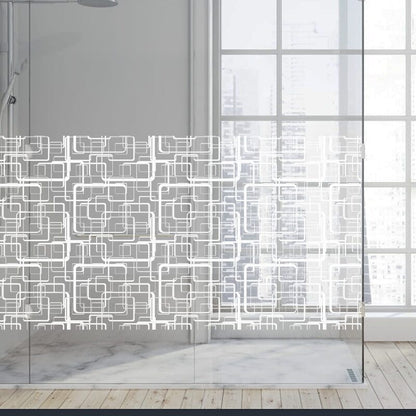 Dekoratīva balta matēta plēve logiem (DECO26) Image 4