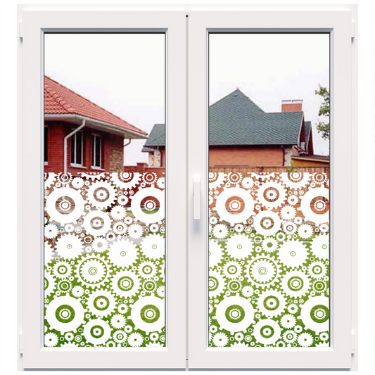 Dekoratīva balta matēta plēve logiem (DECO27) Image