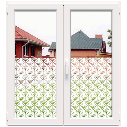 Dekoratīva balta matēta plēve logiem (DECO30) Image