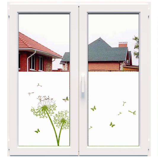 Dekoratīva balta matēta plēve logiem (DECO39) Image
