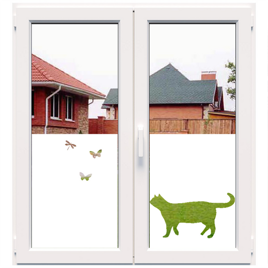 Dekoratīva balta matēta plēve logiem (DECO40) Image