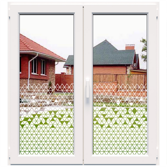 Dekoratīva balta matēta plēve logiem (DECO47) Image