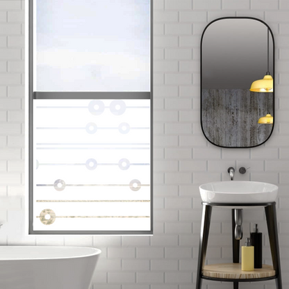 Dekoratīva balta matēta plēve logiem (DECO5) Image 2