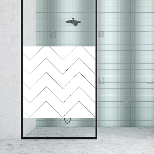 Dekoratīva balta matēta plēve logiem (DECO8) Image