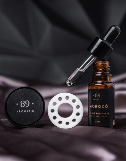 89 aromatic Auto gaisa atsvaidzinātāja uzpilde (pilieni) 10ml