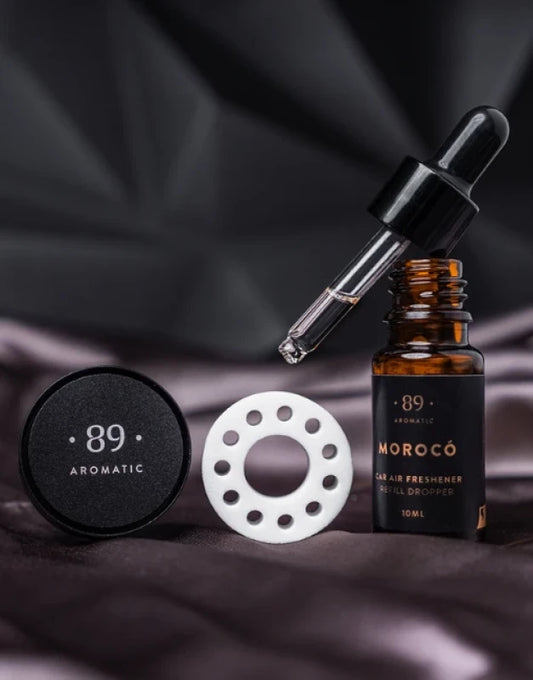 89 aromatic Auto gaisa atsvaidzinātāja uzpilde (pilieni) 10ml