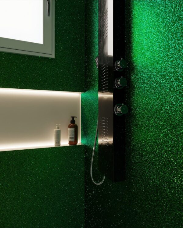 Līmplēve Cover Styl R12 – (G ) Glitter Green Disco