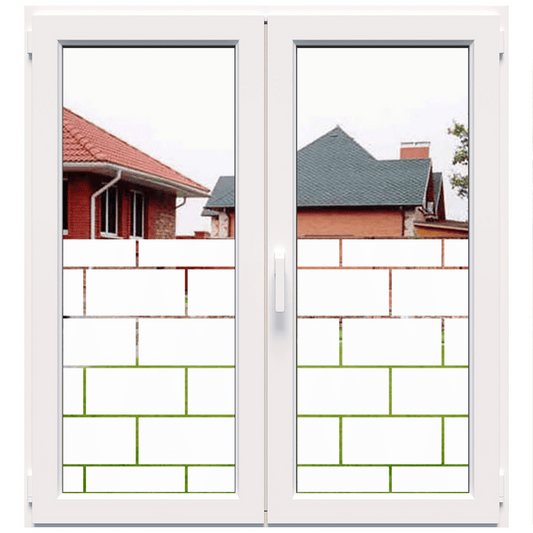 Dekoratīva balta matēta plēve logiem (DECO10) - Your Vendor - ALLSTARS