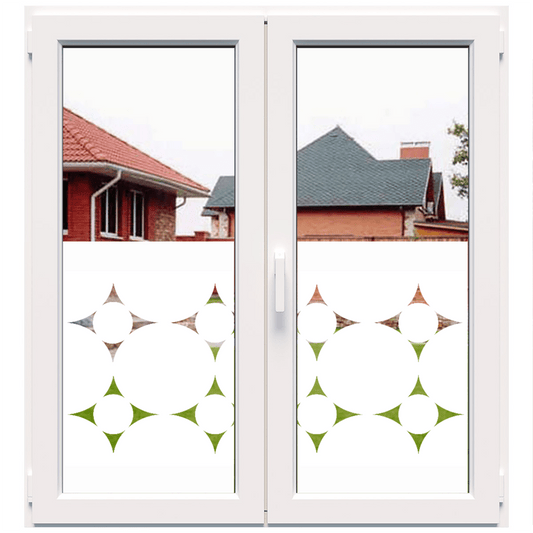 Dekoratīva balta matēta plēve logiem (DECO11) - Your Vendor - ALLSTARS