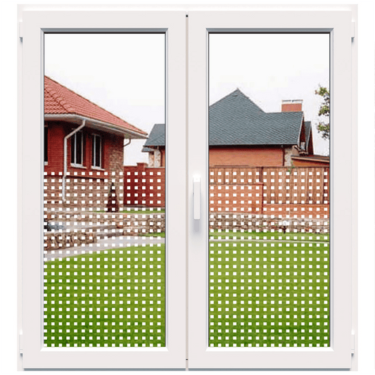 Dekoratīva balta matēta plēve logiem (DECO18) - Your Vendor - ALLSTARS