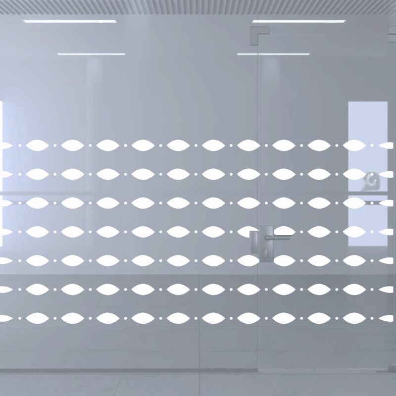 Dekoratīva balta matēta plēve logiem (DECO28) - Your Vendor - ALLSTARS