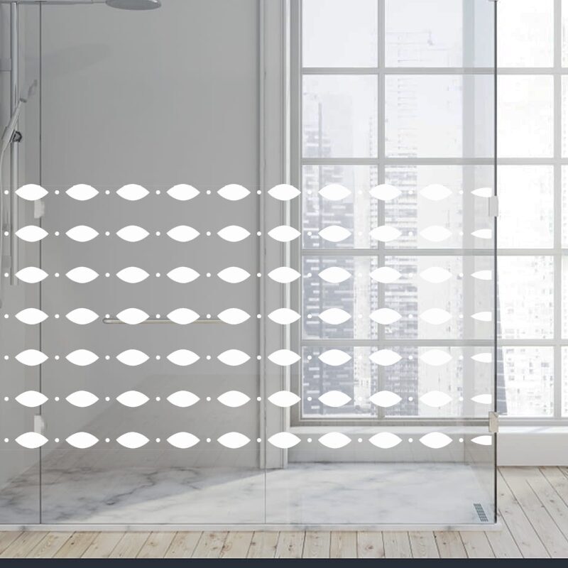 Dekoratīva balta matēta plēve logiem (DECO28) - Your Vendor - ALLSTARS