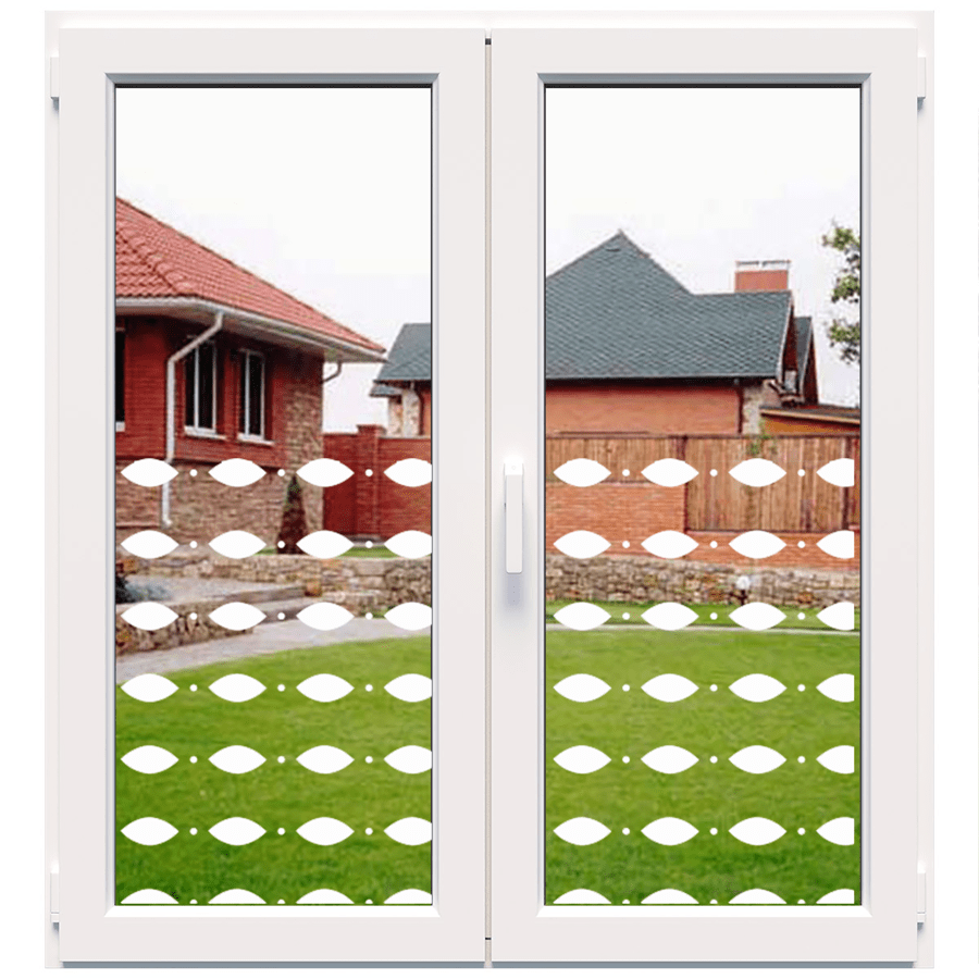 Dekoratīva balta matēta plēve logiem (DECO28) - Your Vendor - ALLSTARS