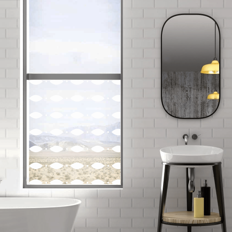 Dekoratīva balta matēta plēve logiem (DECO28) - Your Vendor - ALLSTARS