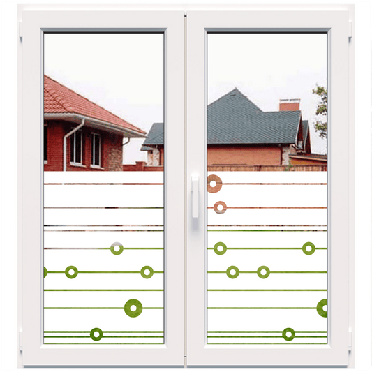 Dekoratīva balta matēta plēve logiem (DECO5) - Your Vendor - ALLSTARS