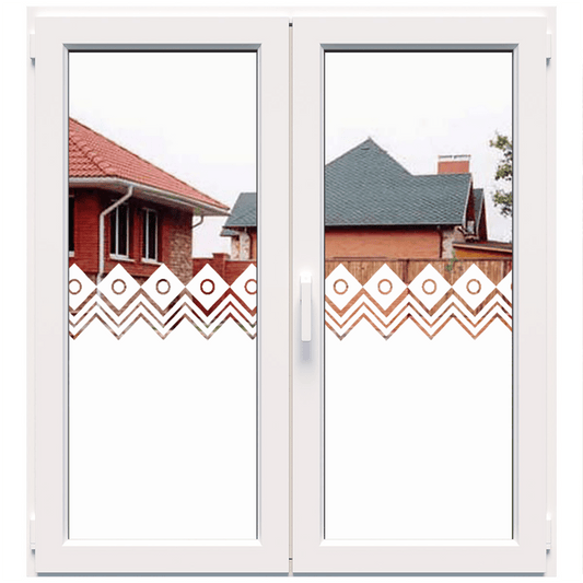 Dekoratīva balta matēta plēve logiem (DECO9) - Your Vendor - ALLSTARS