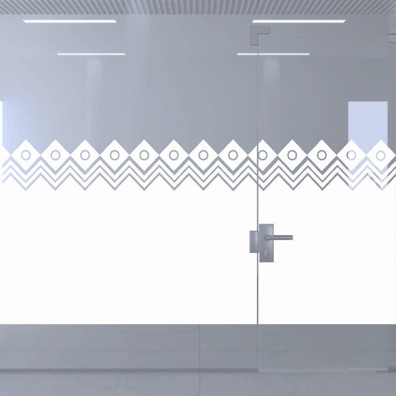 Dekoratīva balta matēta plēve logiem (DECO9) - Your Vendor - ALLSTARS