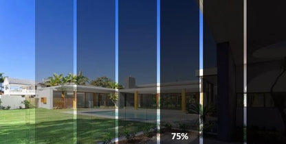 Logu tonēšanas plēve "Spoguļplēve 75%" Ārējā - Allstars Windows Film - ALLSTARS